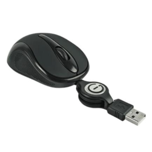 Imagen de MOUSE EASY LINE  OPTICO ALAMBRICO NEGRO