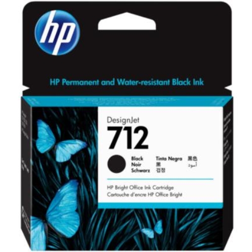 Imagen de Tinta HP LF DesignJet 712 80ml Color Negro