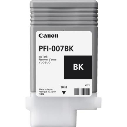 Imagen de TINTA CANON IMAGEPROGRAF IPF670E  NEGRO PFI-007BK  90ML