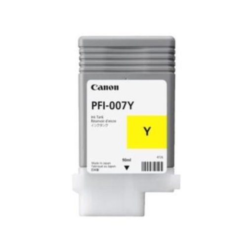 Imagen de TINTA CANON IMAGEPROGRAF IPF670E AMARILLO PFI-007Y 90ML