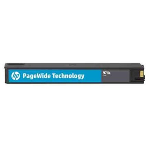Imagen de TINTA HP 974A PAGEWIDE CIAN