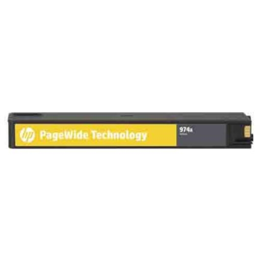 Imagen de TINTA HP 974A PAGEWIDE AMARILLO