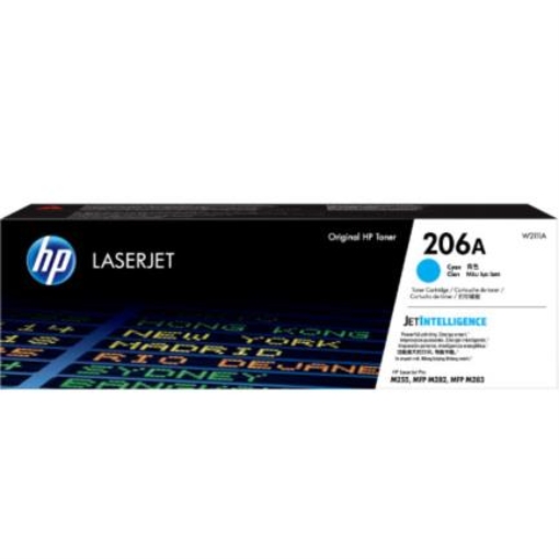 Imagen de Toner HP LaserJet 206A Original Color Cian.