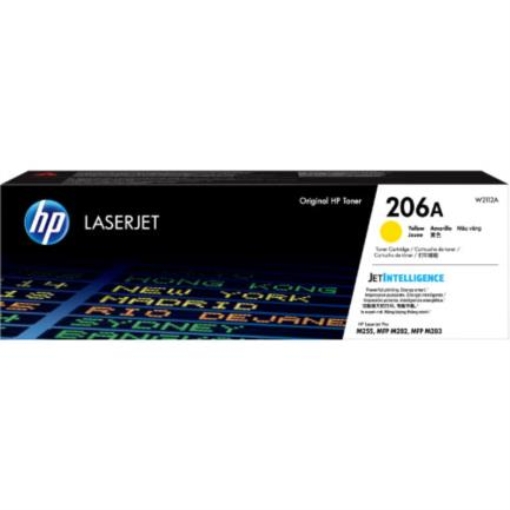 Imagen de Toner HP LaserJet 206A Original Color Amarillo.
