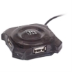 Imagen de Mini Hub Manhattan Económico USB 4 Puertos Color Negro