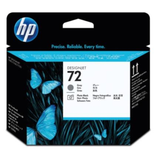 Imagen de Cabezal HP LF de Impresión 72 Color Gris-Negro Fotográfico