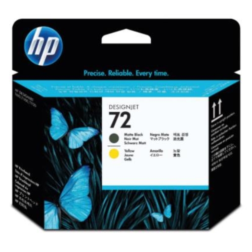 Imagen de Cabezal HP LF de Impresión 72 Color Negro Mate-Amarillo