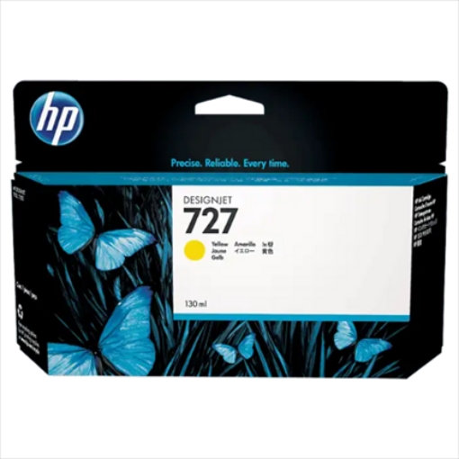 Imagen de TINTA HP LF AMARILLA DESIGNJET 727 130ML