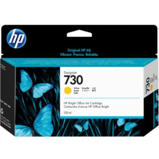 Imagen de TINTA HP LF 730 AMARILLO 130 ML
