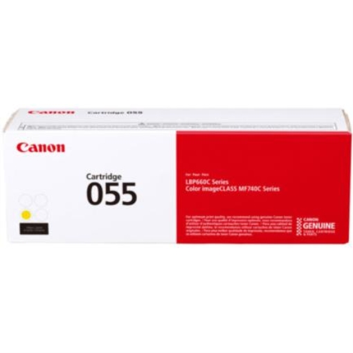 Imagen de Tóner Canon Cartridge 055 1200 Páginas Color Amarillo