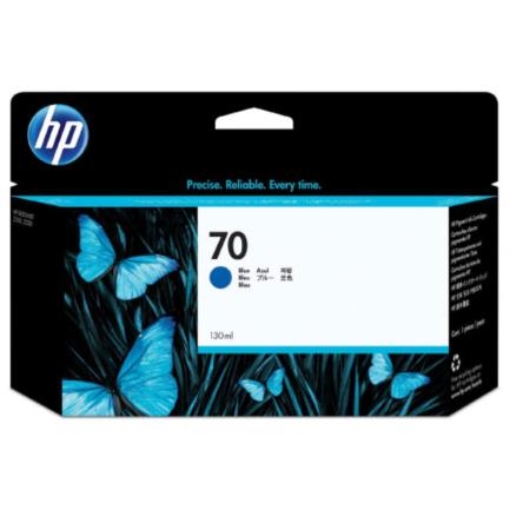 Imagen de TINTA HP LF 70 AZUL DESIGNJET Z3100 130ML