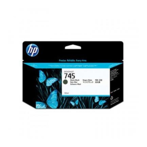 Imagen de TINTA HP LF 745 NEGRO MATE 130ML