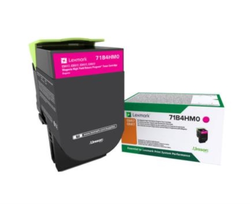 Imagen de TONER LEXMARK MAGENTA EXTRA ALTO RENDIMIENTO CS417/CX417