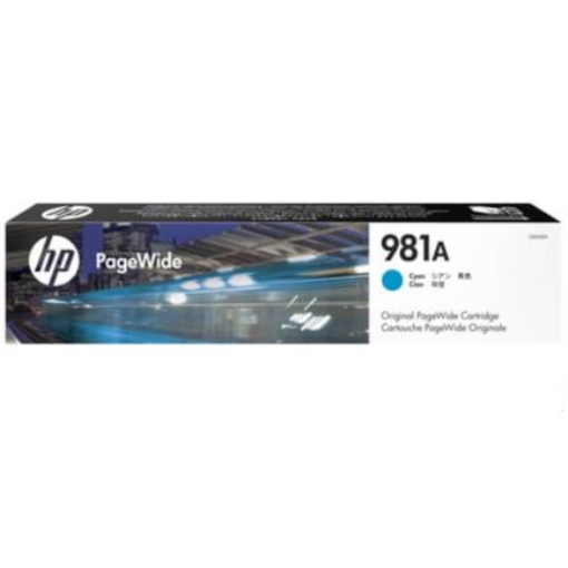 Imagen de TINTA HP 981A PAGEWIDE CIAN