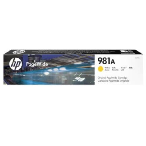 Imagen de TINTA HP 981A PAGEWIDE AMARILLO