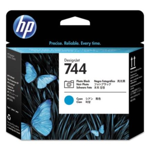 Imagen de CABEZAL HP LF 744 DESIGNJET NEGRO FOTO/CIAN