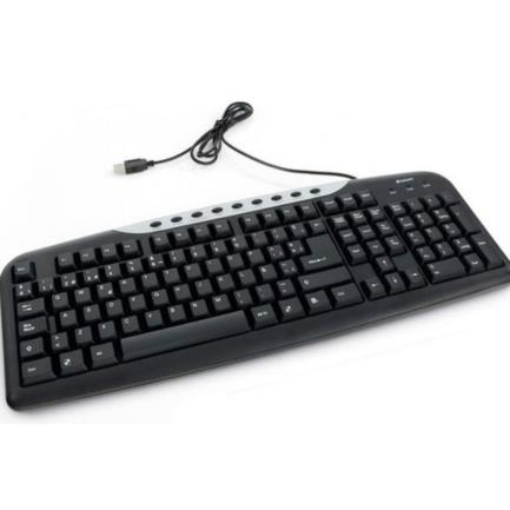 Imagen de Teclado Verbatim Multimedia USB Color Negro