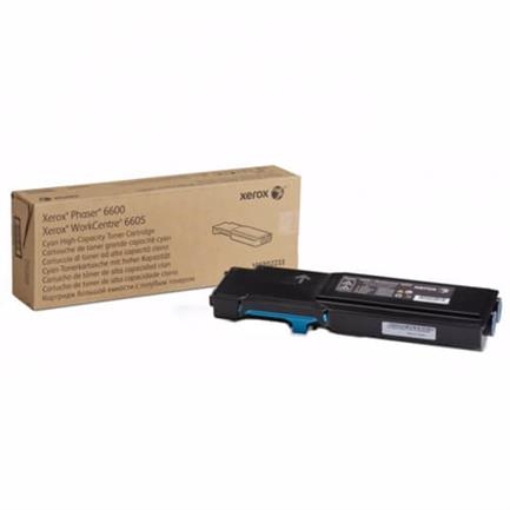 Imagen de TONER XEROX CYAN PARA WC6605 / PH6600