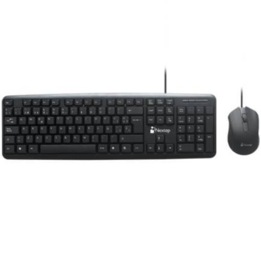 Imagen de Teclado y Mouse Nextep Alámbrico USB