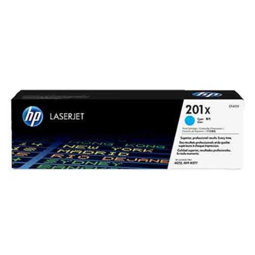 Imagen de TONER HP 201X CIAN ALTA CAPACIDAD