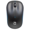 Imagen de Mouse Manhattan Success Inalámbrico Óptico 1000 dpi Color Negro-Azul