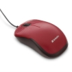 Imagen de Mouse Verbatim Silent Corded Óptico Color Rojo