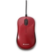 Imagen de Mouse Verbatim Silent Corded Óptico Color Rojo
