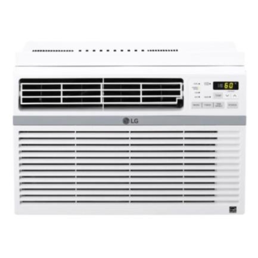 Imagen de Aire Acondicionado LG Tipo Ventana Enfriamiento 8000 BTU/h Temporizador Color Blanco