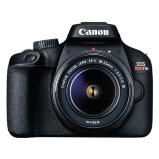 Imagen de CAMARA CANON EOS REBEL T100 CON LENTE EF-S 18-55DCIII