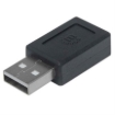 Imagen de Adaptador Manhattan USB C-A 2.0 Color Negro