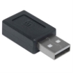 Imagen de Adaptador Manhattan USB C-A 2.0 Color Negro