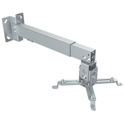 Imagen de Soporte Manhattan Proyector 20 Kg Montaje Techo/Pared Movimiento Articulado Color Plata