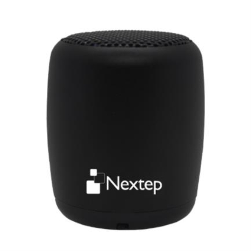 Imagen de Mini Bocina Nextep Bluetooth Manos Libres con Botón para Selfies Color Negro