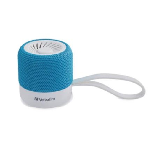 Imagen de Mini Altavoz Verbatim Inalámbrico Bluetooth Color Verde Azulado