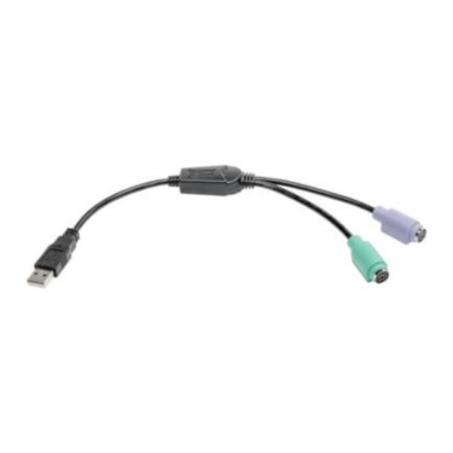 Imagen de Adaptador USB Tripp Lite USB a PS-2 Teclado y Mouse (AM a 2x Mini-Din6H)