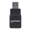 Imagen de Adaptador Manhattan Sonido Estéreo USB Alta Velocidad a Puertos 3.5mm Color Negro