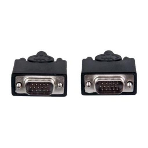 Imagen de Cable Manhattan SVGA Monitor 5MM HD15M-M 1.8m Color Negro