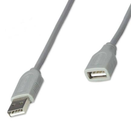 Imagen de Cable Manhattan USB A-A Extensión 4.5m Color Gris