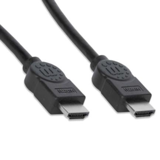Imagen de Cable Manhattan HDMI 1.3 M-MAlta Velocidad Blindado 3m Color Negro