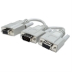 Imagen de Cable Y Manhattan VGA Monitor HD15(2) 15cm Color Blanco