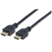 Imagen de Cable Manhattan HDMI Alta Velocidad con Ethernet Blindado 2m Color Negro