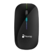 Imagen de Mouse Nextep Inalámbrico Recargable Delgado/Silencioso RGB 1600 dpi Color Negro