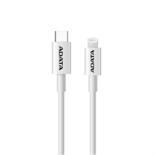 Imagen de Cable Adata Lightning Plástico USB C 1m Color Blanco