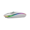 Imagen de Mouse Nextep Inalámbrico Recargable Delgado/Silencioso RGB 1600 dpi Color Plata