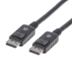 Imagen de Cable Manhattan DisplayPort M-M Blindado 2m Color Negro