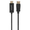 Imagen de Cable Manhattan DisplayPort/HDMI M-M 1080p1.8m Color Negro