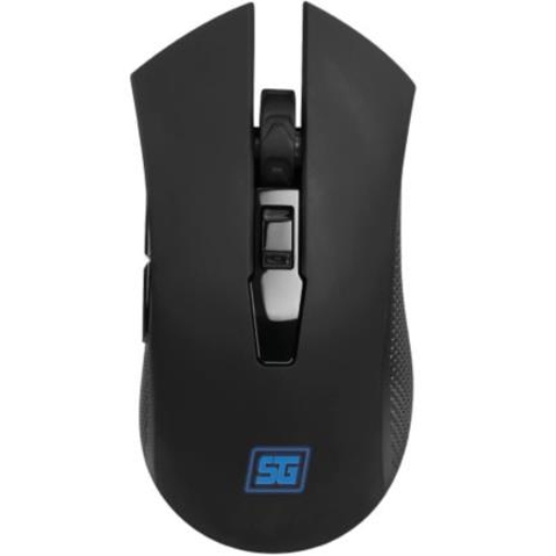 Imagen de Mouse Vorago Start The Game MO-600 Inalámbrico 2400 dpi 6 Botones Recargable USB Color Negro