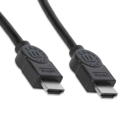 Imagen de Cable Manhattan HDMI 1.3 M-M Alta Velocidad Blindado 10m Color Negro