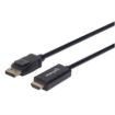 Imagen de Cable Manhattan DisplayPort/HDMI-M 4K 1m Color Negro