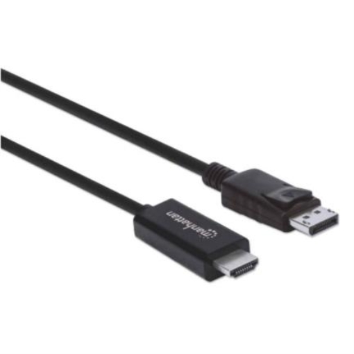 Imagen de Cable Manhattan DisplayPort/HDMI-M 4K 3m Color Negro